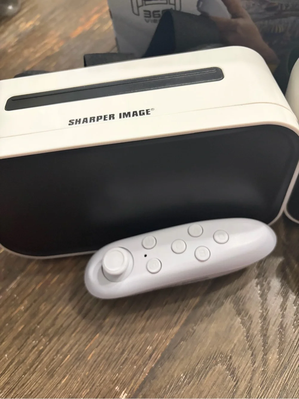 Sharper Image White and Black VR Headset with Controller - Pack of 2